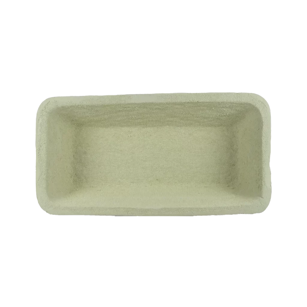 Woodpulp Banneton long angular for bread 1,25kg