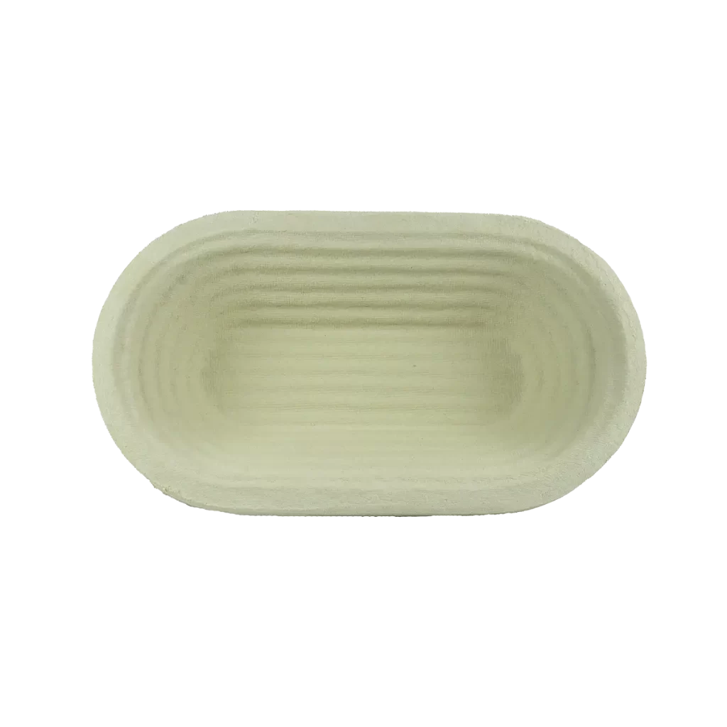 Woodpulp Banneton long oval crase for bread 500g Woodpulp Banneton long oval crase for bread 500g