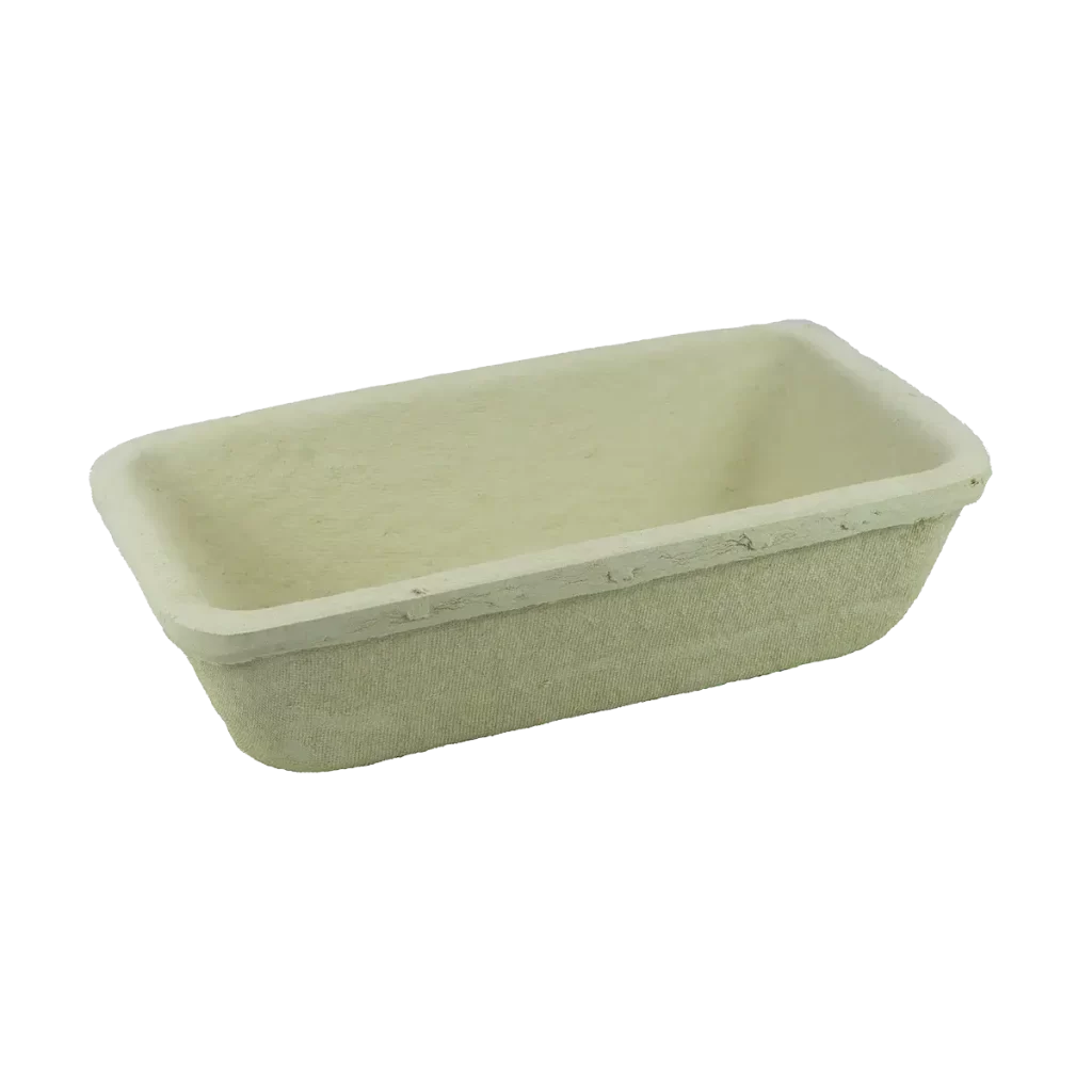 Wood pulp Banneton bread 0.75kg long angular