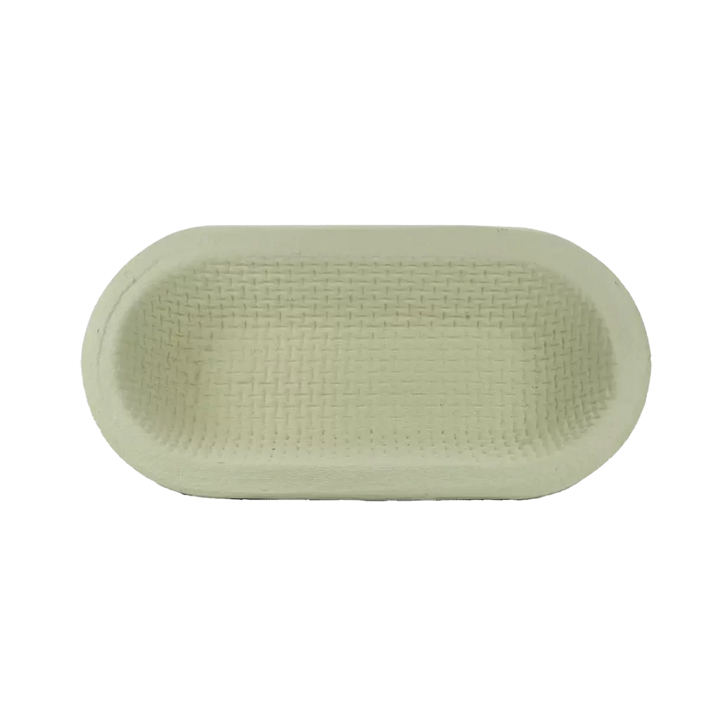Wood pulp Banneton 1kg bread long oval waffle Wood pulp Banneton 1kg bread long oval waffle