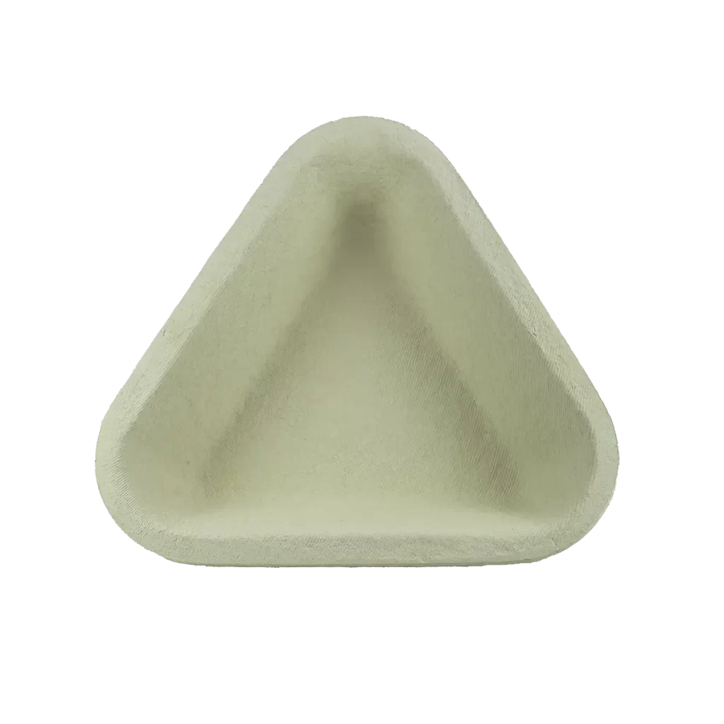 Woodpulp Banneton triangular for bread 0.75kg
