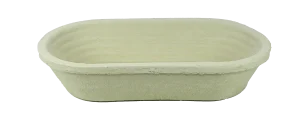 Wood pulp Banneton 1kg bread long oval crease